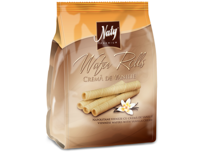 naty wafer rolls vanilla 200g