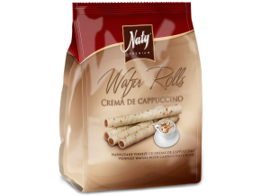 naty wafer rolls cappuccino 200g