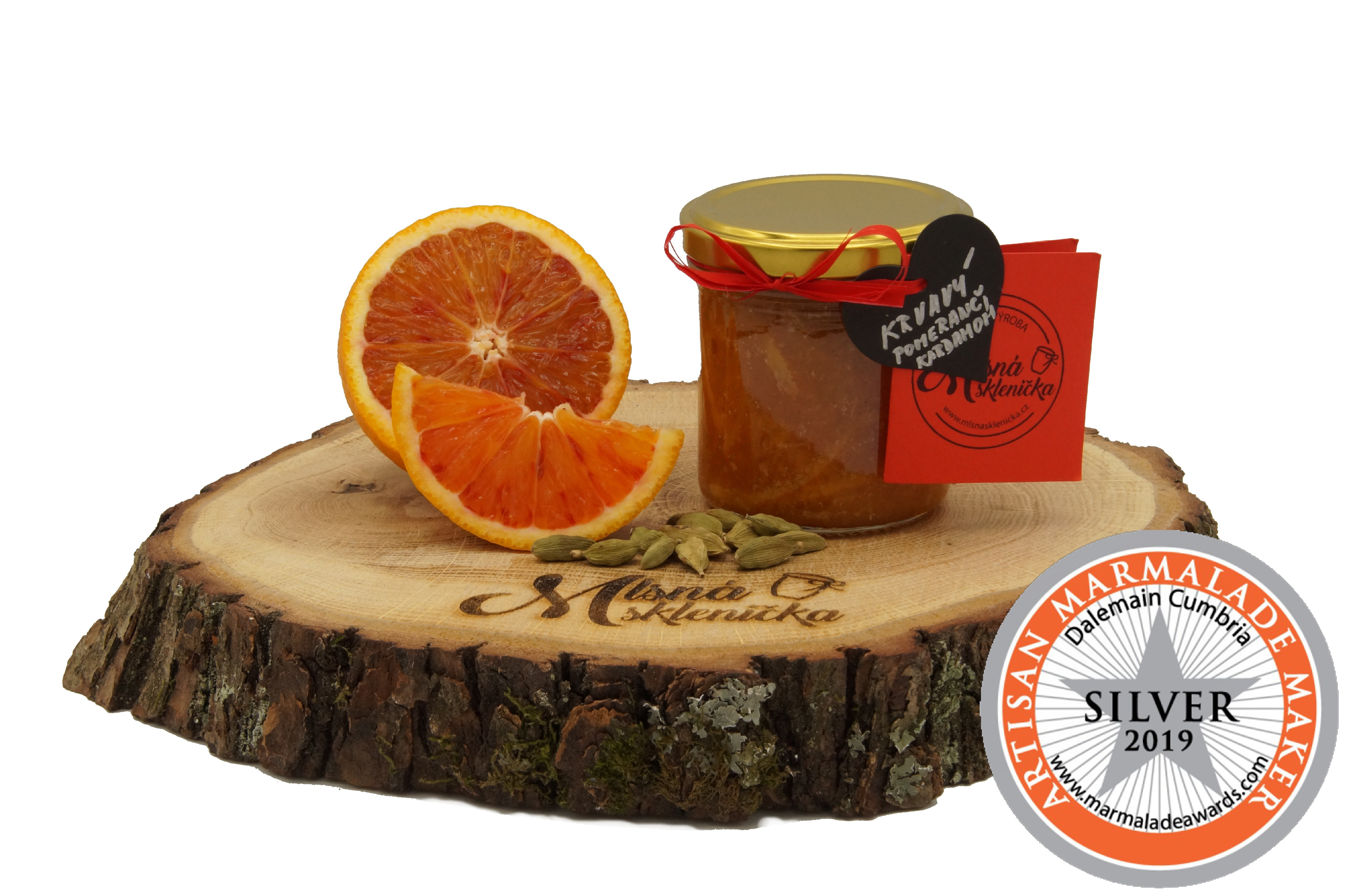 Džem Krvavý pomeranč s kardamomem