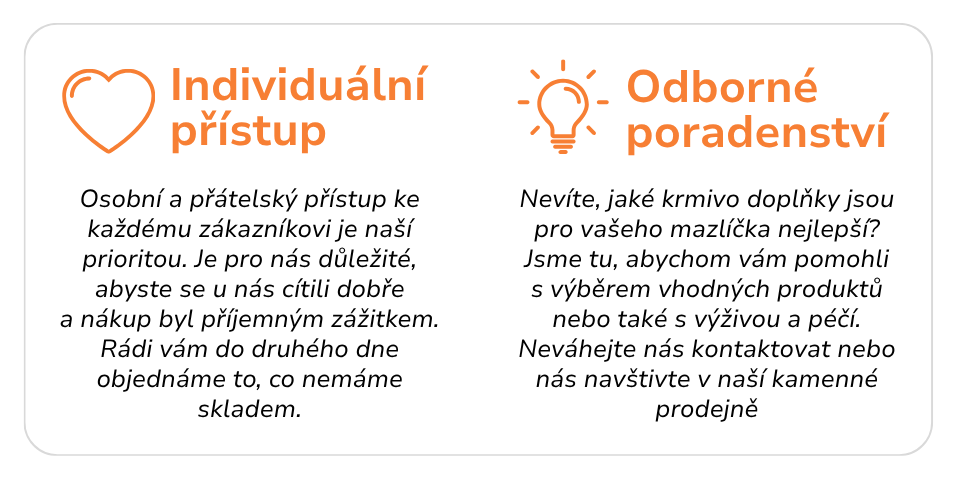 individuální přístup a odborné poradeství