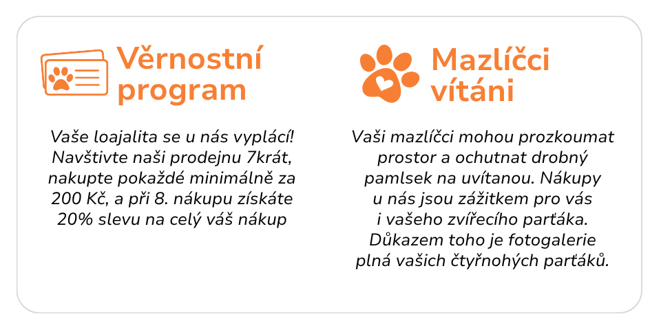 věrnostní program a mazlíčci