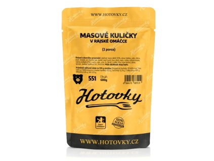 b masove kulicky v rajske omacce 2 porce