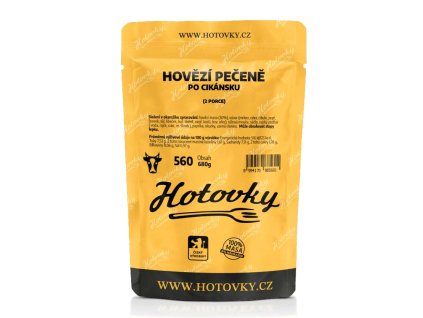 b hovezi pecene po cikansku 2 porce