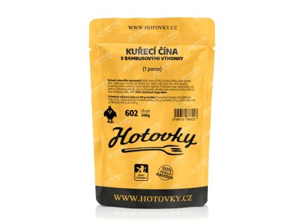 b kureci cina s bambusovymi vyhonky 1 porce