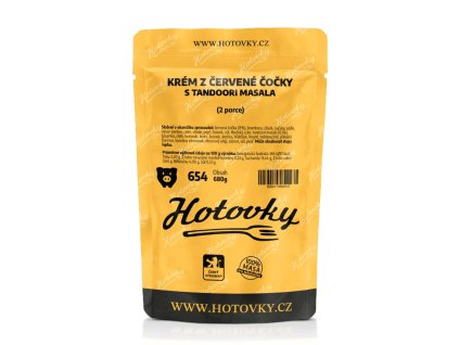 a krem z cervene cocky s tandoori masala 2 porce