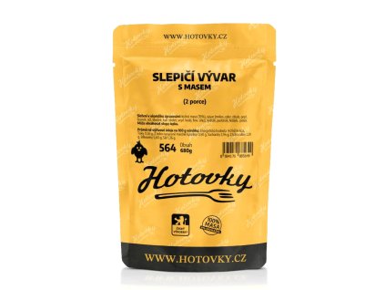a slepici vyvar s masem 2 porce