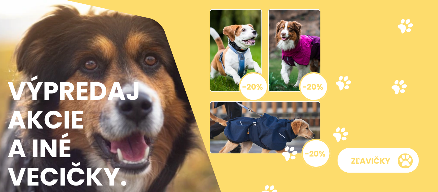 výpredaj potrieb pre psy