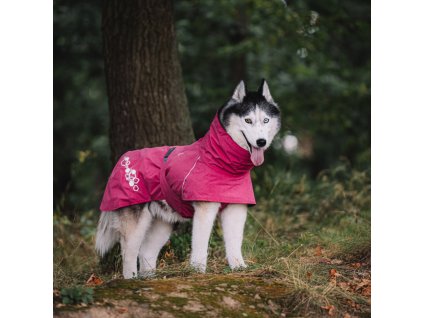 Monsoon coat II ECO rubínová