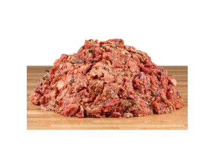 barf hovezi maso drstky zelenina a ovoce 500g fertig barf