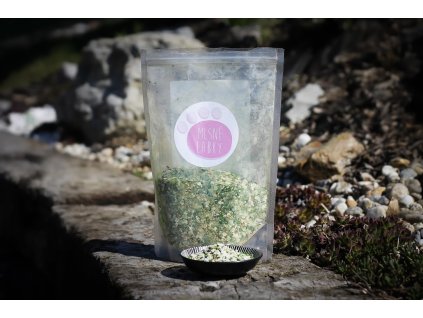 ryžové vločky so zeleninou a špenátom