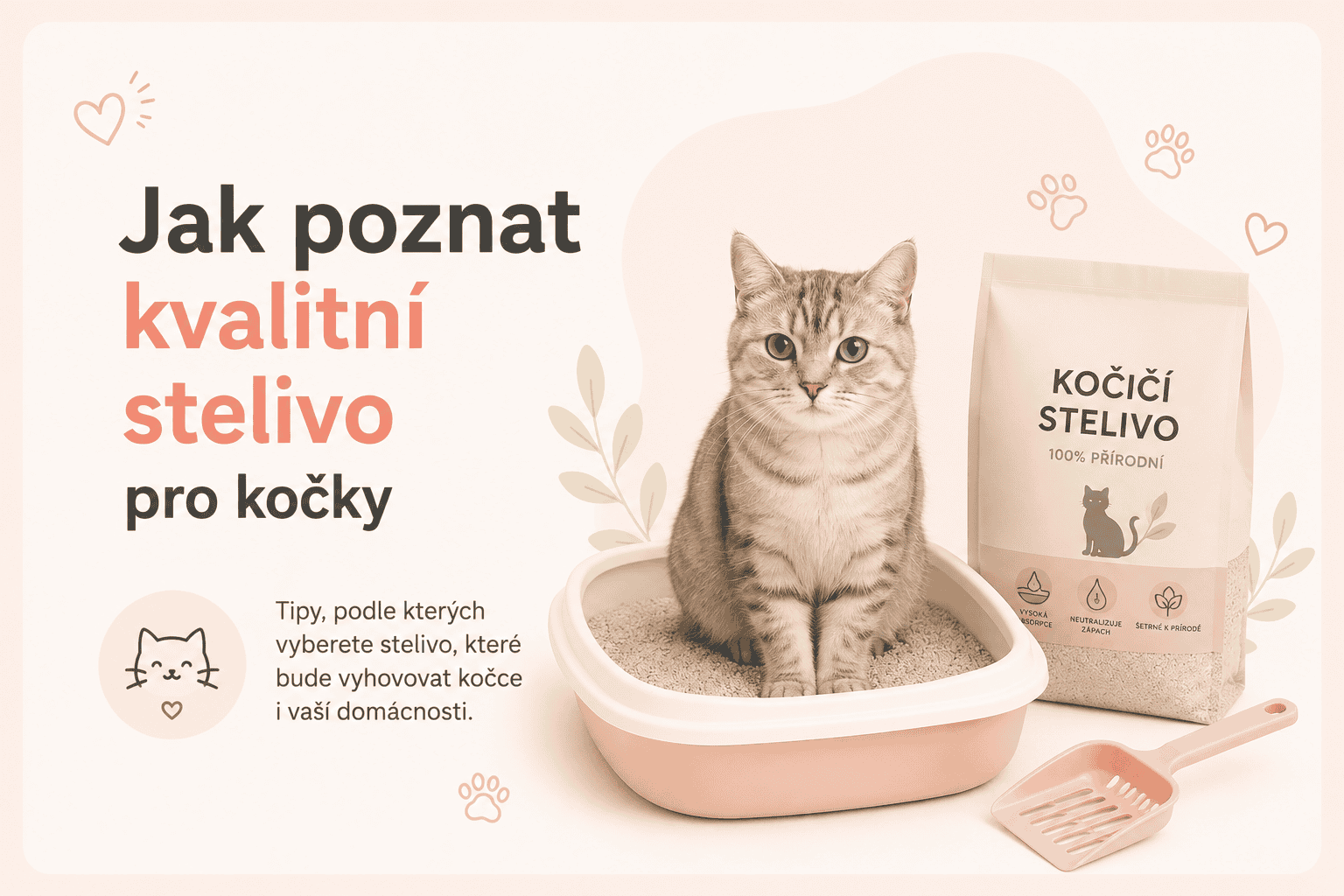 Jak poznat kvalitní stelivo pro kočky