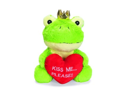 Beeztees plyšová žabí princ 32 cm | hračka se zvukem