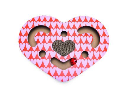 Beeztees škrabadlo pro kočky Love 40×30 cm