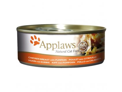 Applaws Cat konzerva kuřecí prsa s dýní 156g
