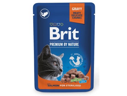 Brit Premium Cat Sterilised Losos 100 g