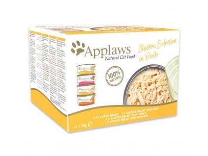 Applaws Multipack Adult konzerva 12 x 70 g kuřecí výběr