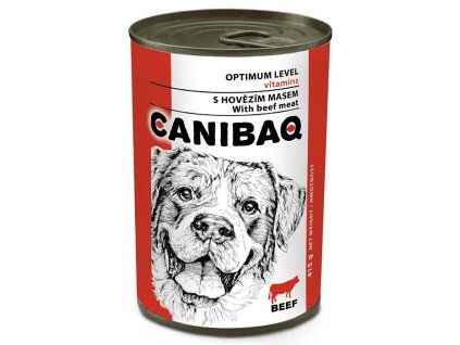 Canibaq konzerva pro psy Hovězí 415 g