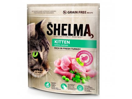 SHELMA Cat Kitten Freshmeat Turkey GF 750 g