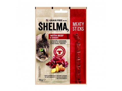 Shelma Sticks s hovězím a zázvorem 15g