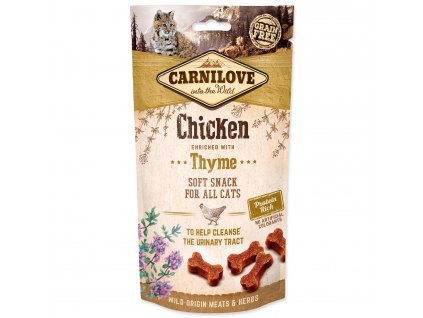 CARNILOVE Cat Semi Moist Snack Chicken enriched with Thyme 50g