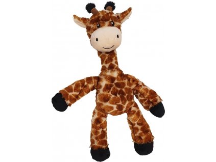 Nobby plyšová hračka pro psy Žirafa bez pískátka s lanem 42 cm