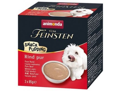 Animonda Vom Feinsten Dog Adult Snack Pudding hovězí pro psy (3 x 85 g)