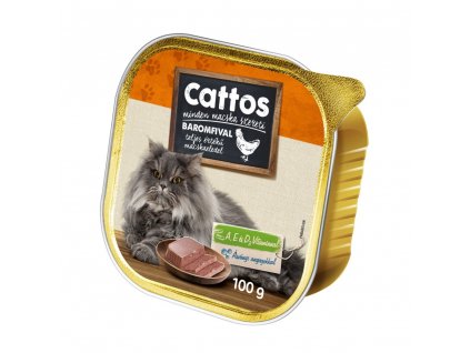 Cattos Cat drůbeží, vanička 100 g