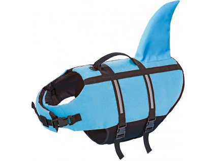 Nobby plovací vesta pro psa Žralok modrá