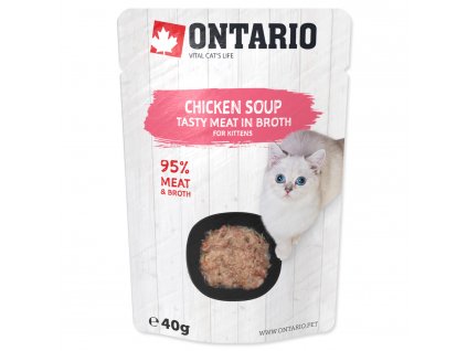 Polévka ONTARIO Kitten kuřecí 40g