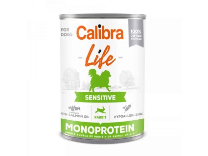 Calibra Dog Life konz.Sensitive Rabbit 400g