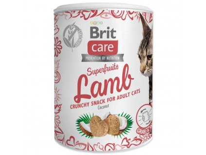 BRIT Care Cat Snack Superfruits Lamb with Coconut 100g