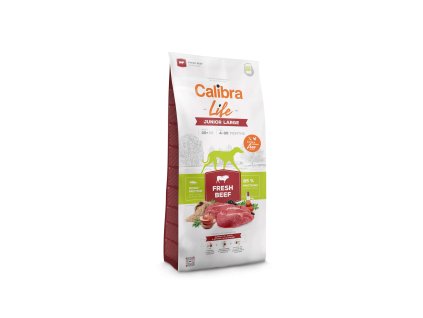 Calibra Dog Life Junior Large Fresh Beef 12kg