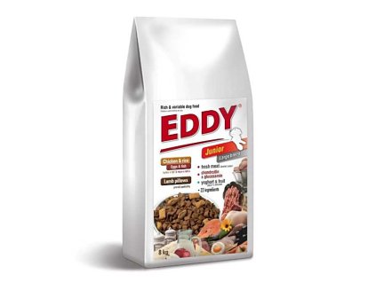EDDY Junior Large Breed 8 kg | Krmivo pro štěňata velkých plemen