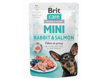 Brit Care Dog Mini Salmon&Herring steril fillets 85g