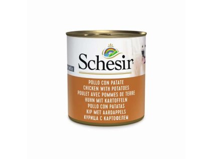 SCHESIR Dog Adult Kuře s bramborami 285 g | Konzerva pro dospělé psy
