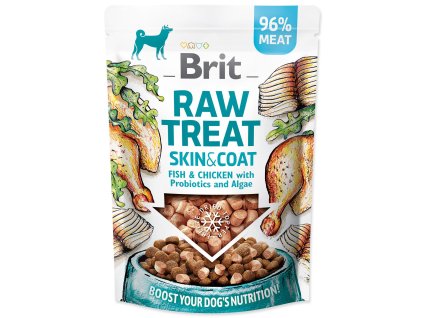 Brit Raw Skin & Coat Freeze dried Ryba a Kuře 40g