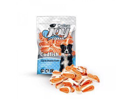 Calibra Joy Dog Classic Cod & Chicken Sushi 80g