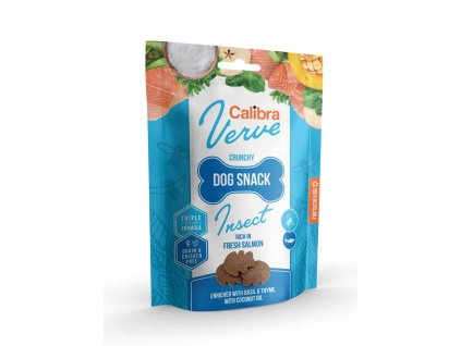 Calibra Dog Verve Crunchy Snack Insect&Salmon 150g