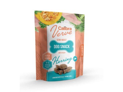 Calibra Dog Verve Semi Moist Snack Fresh Herring 150g