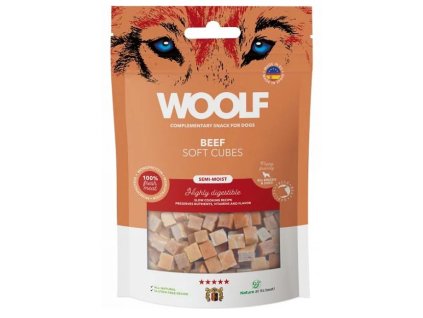 WOOLF pochoutka Soft Cubes Beef 100g