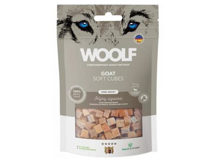 WOOLF pochoutka Soft Cubes Goat 100g