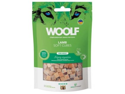 WOOLF pochoutka Soft Cubes Lamb 100g