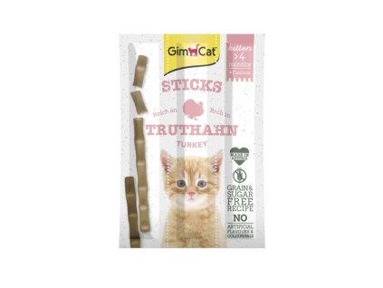 GIMCAT Sticks Kitten krocan & calcium 3 ks | Pamlsky pro koťata