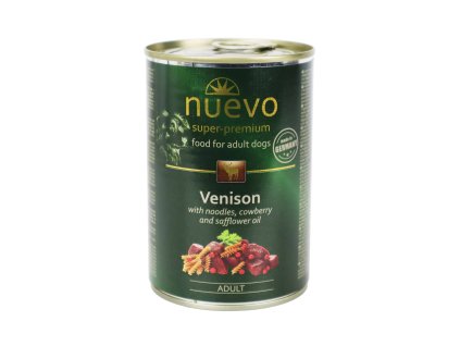 NUEVO Dog Adult Zvěřinové menu 400 g | Prémiová konzerva pro psy