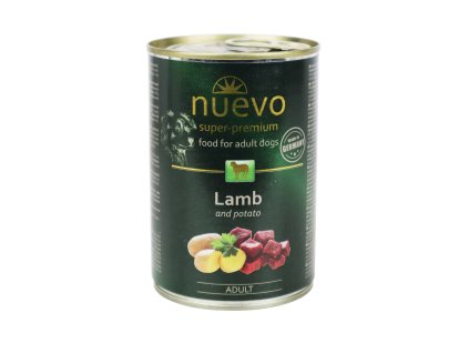 NUEVO Dog Adult Jehněčí s bramborem 400 g| Konzerva pro psy