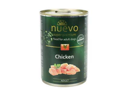 NUEVO Dog Adult Kuřecí 400 g | Prémiová konzerva pro psy