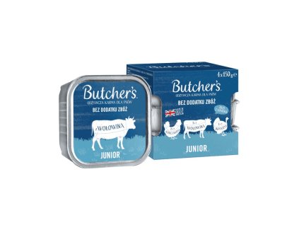 Butcher's Dog Original Junior 4×150 g | Vlhké krmivo pro štěňata