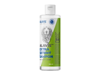 Alavis Extra šetrný šampon 250 ml | Aloe vera & konopný olej