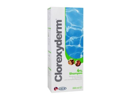 ICF Clorexyderm 4 % šampon 250 ml | Dezinfekční šampon pro psy a kočky