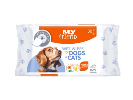 My Friend vlhčené ubrousky na oči pro psy a kočky 30 ks | Bez parfemace